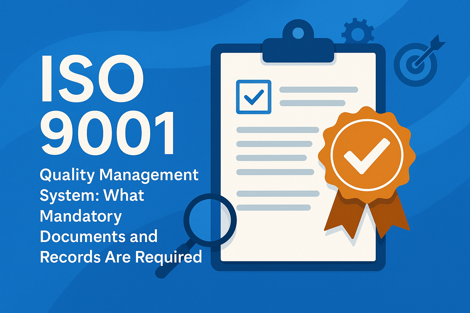 ISO 9001 Quality Management System: What Mandatory Documents and Records Are Required? - Compliance blog article on Business Services